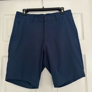 Banana Republic Dark Blue Flat Front Shorts